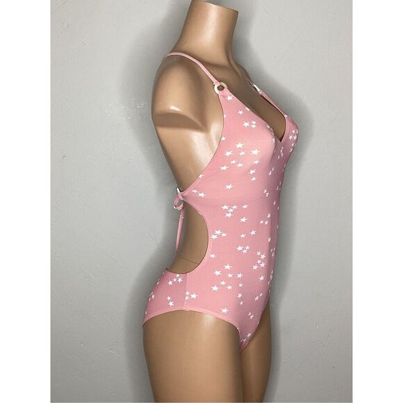 New. WET L.A. rose stars swimsuit. Small. Retails $188 - Picture 3 of 6